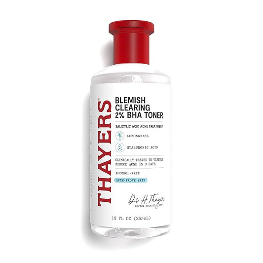 Thayers Blemish Clearing Salicylic Acid Toner, 2% BHA Toner 12 foz , 12 Units   (KYZN6W)