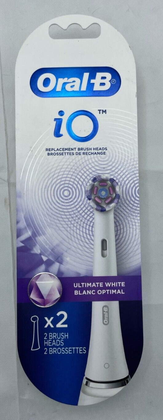 Oral-B - Brush Heads - Io Ultimate White - 2 Heads - 1 Pack