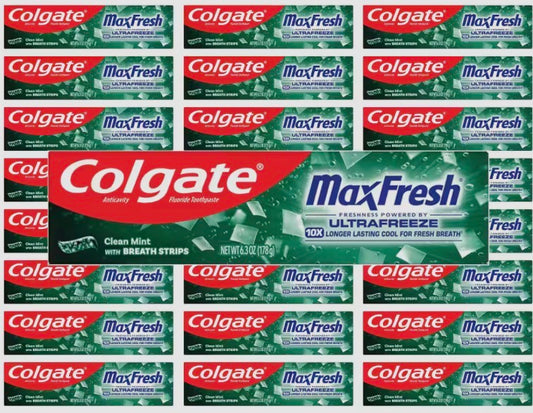 Colgate toothpaste-Max fresh-clean mint 6.3oz 24pack