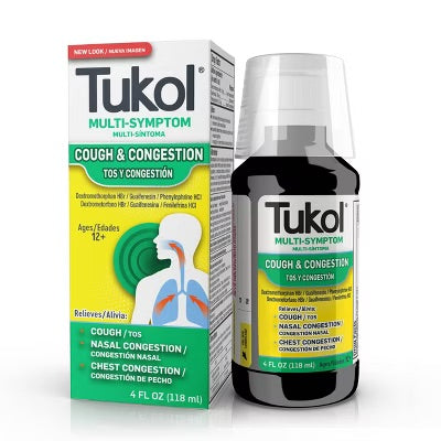 Tukol - Extra Strength Multi Symptom Cold Relief Liquid - 4 Fl Oz - 1 Pack