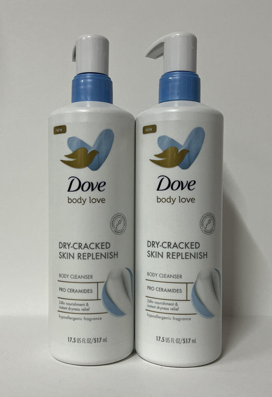 Dove Body Wash - Anti-Stress Blue Chamomile & Oat Milk - 20 Oz - 4 Pack