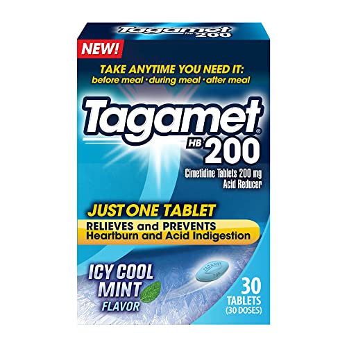 Tagamet Acid Reducer - Icy Cool Mint 30 Tablets - 1 Pack