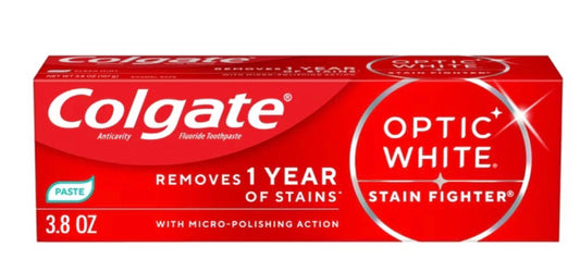 Colgate toothpaste-optic white clean mint 4.2oz 24pack