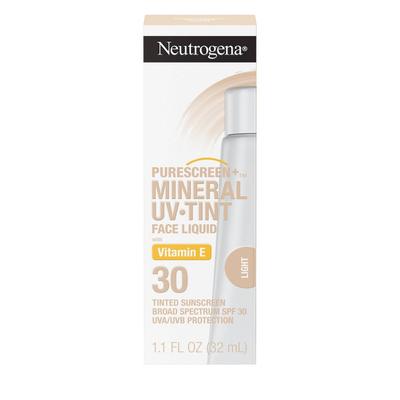 Neutrogena - Purescreen + Mineral Uv Tint Face Liquid - Light- With Spf 30- 1.1Oz - 1 Pack