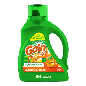 Gain Liquid Detergent - Island Fresh - 88 Floz - 4 Pack