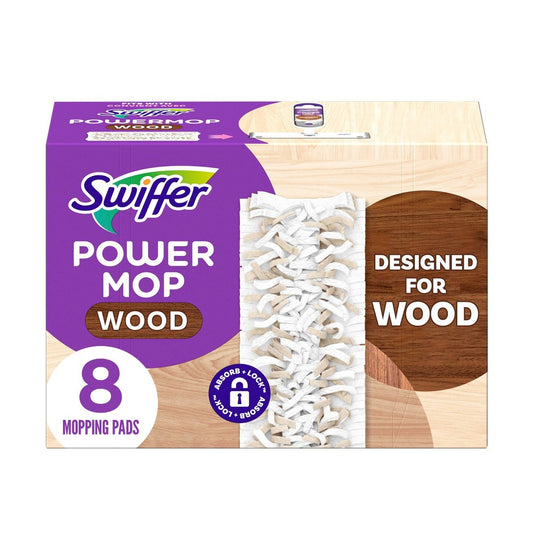 Swiffer - Power Mop Wood - 8Ct/2Pk - 2 Pack