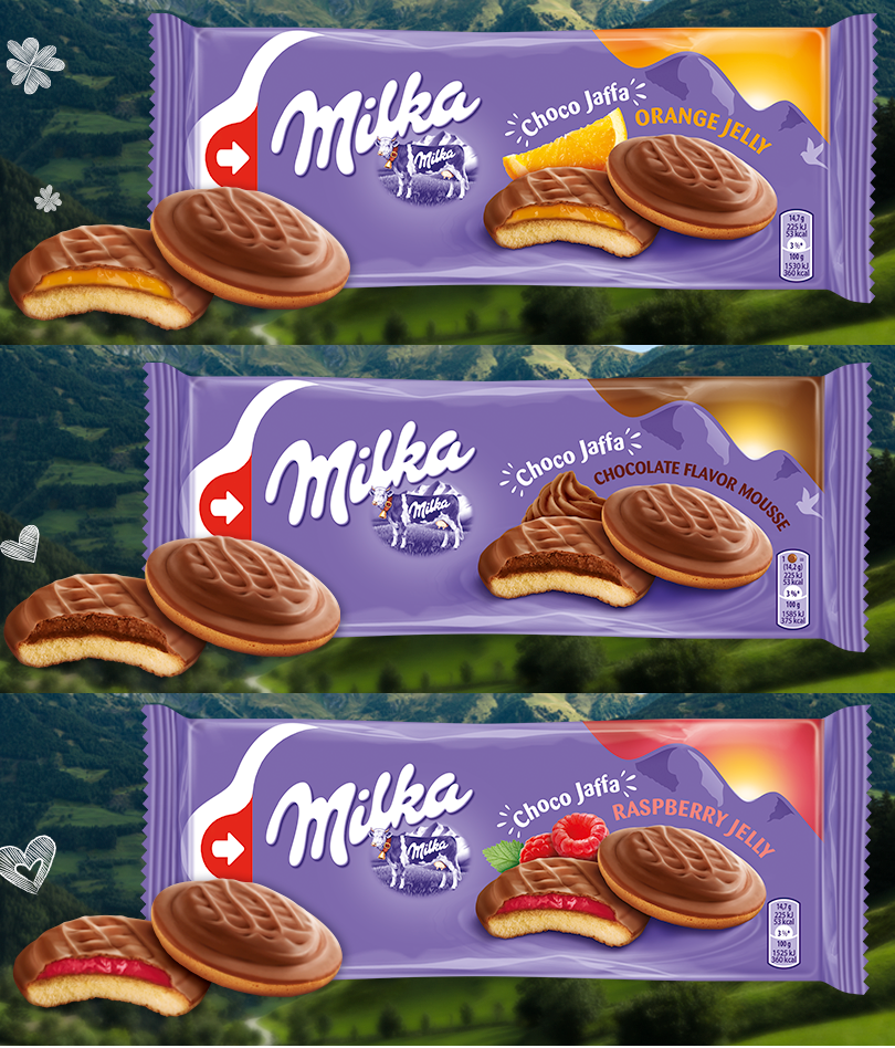 MILKA Jaffa Chocolate cookie 24 pack