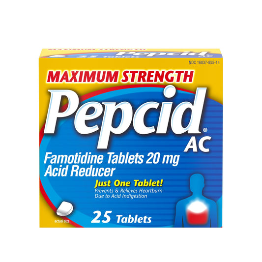 Pepcid - Ac - Max Strength - 25 Tablets - 1 Pack