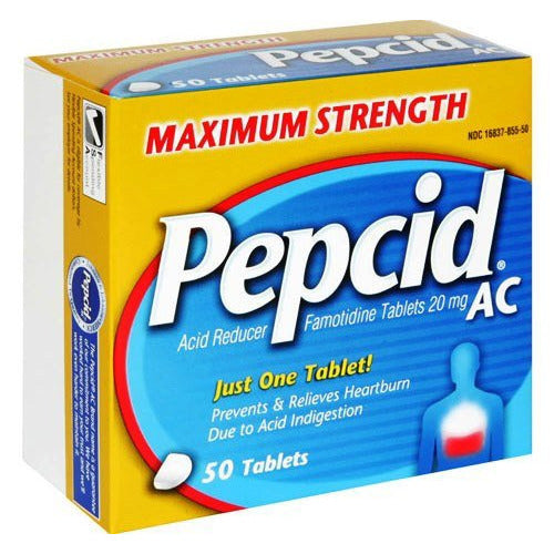 Pepcid - Ac - Max Strength - 50 Tablets - 1 Pack