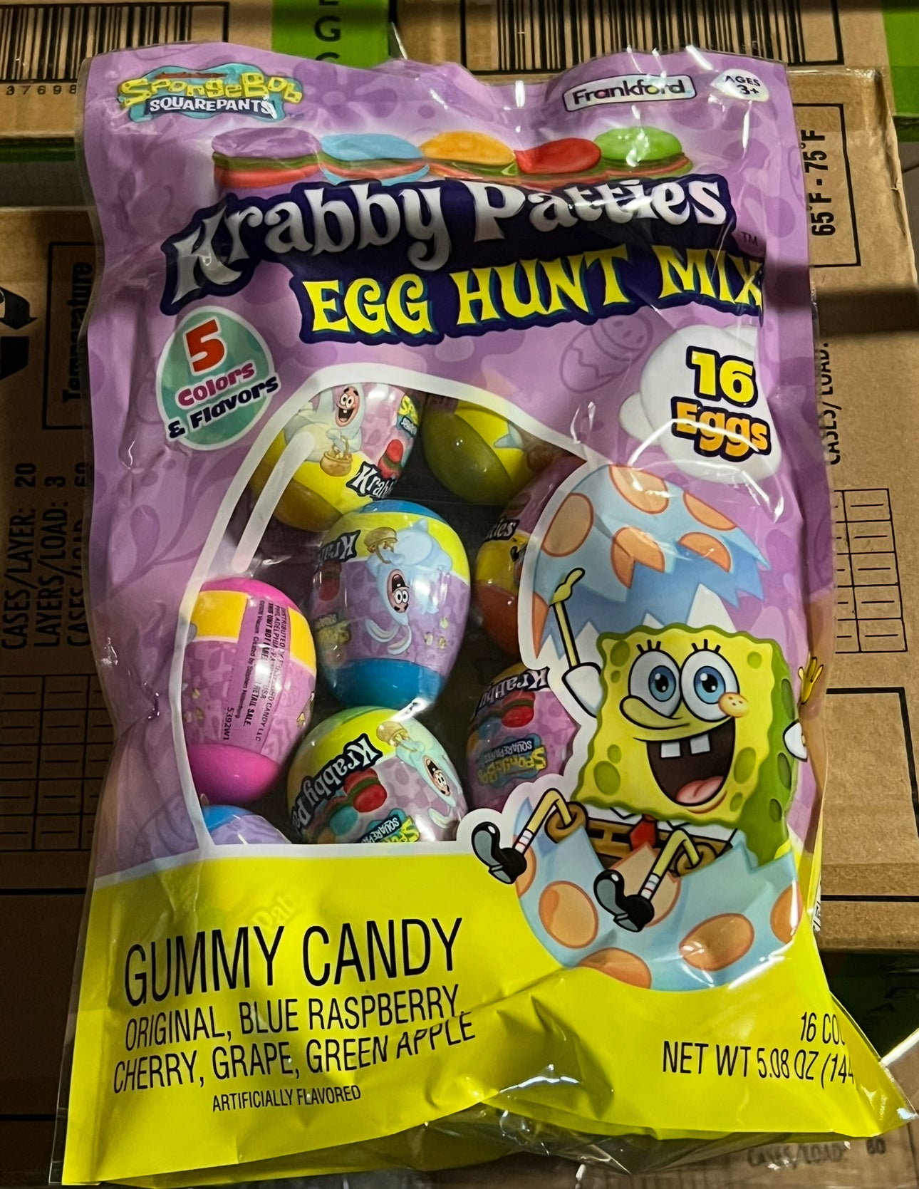 71381 - SpongeBob Krabby Patties Eggs Mix 4pk 16EGGS