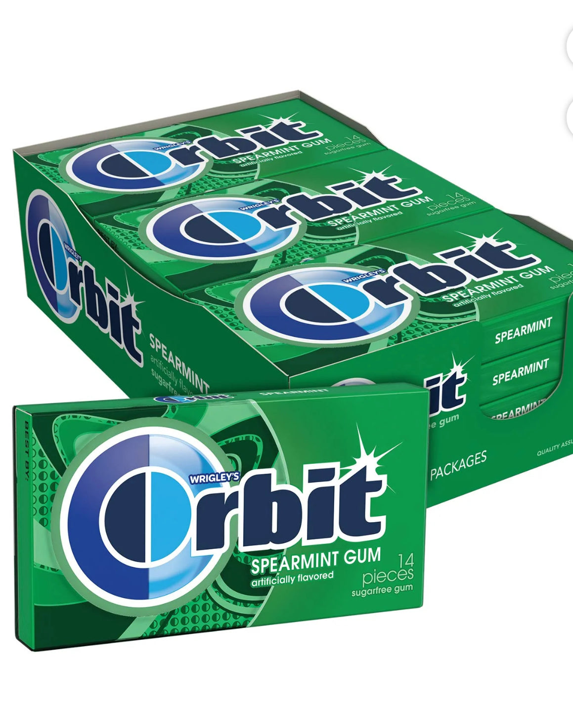 ORBIT Spearmint  12 pack