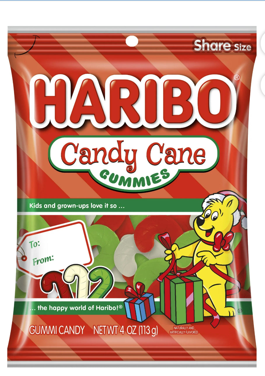 Haribo Candy Cane 4oz 12pk