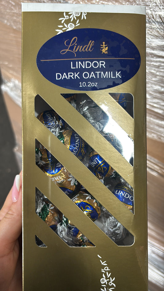 12pk Lindt Lindor Dark Oatmilk non-dairy 10.2oz