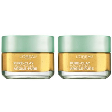 Loreal Skin Care - Pure Clay Face Mask - Purify & Mattify Eucalyptus - 1.7 Floz - 1 Pack