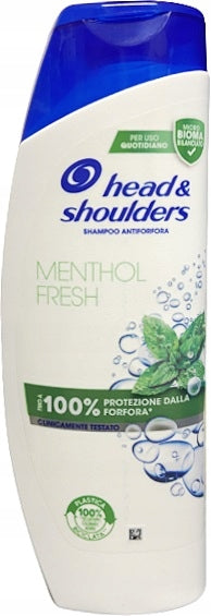 Head & Shoulders Shampoo - Menthol - 360 Ml - 12 Pack