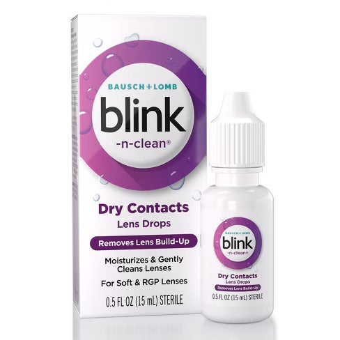 Blink - Eye Drops - Remove Lens Buildup 0.5 Floz - 24 Pack