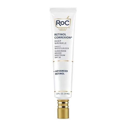 Roc - Retinol Correxion Deep Wrinkle Daily Face Moisturizer With Sunscreen Spf 30 - 1 Ounce - 1 Pack