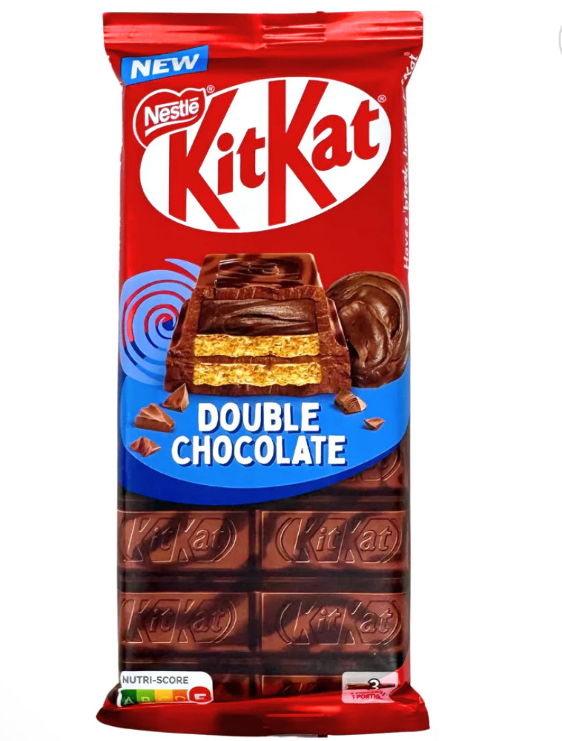 KITKAT SHARING BAR DOUBLE CHOCOLATE 99g 15pk
