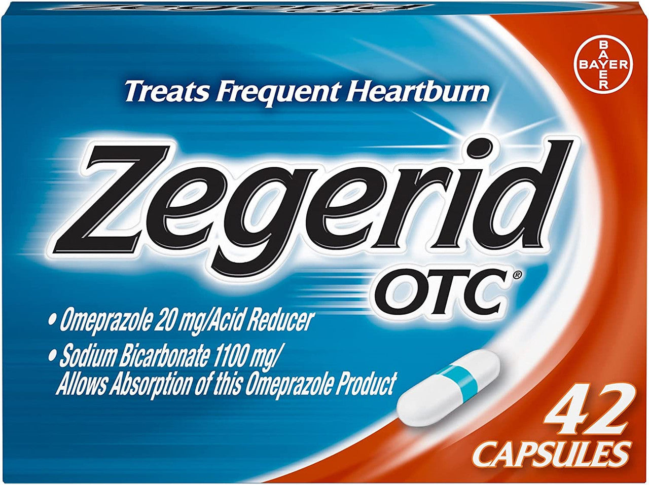 Zegerid - Otc 42 Capsules - 1 Pack