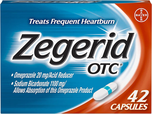 Zegerid - Otc 42 Capsules - 1 Pack