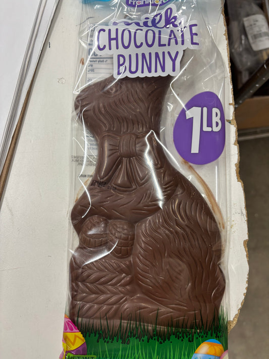 70913 - Easter Milk Chocolate Bunny Rabbit 16oz 1lb – 12pcs