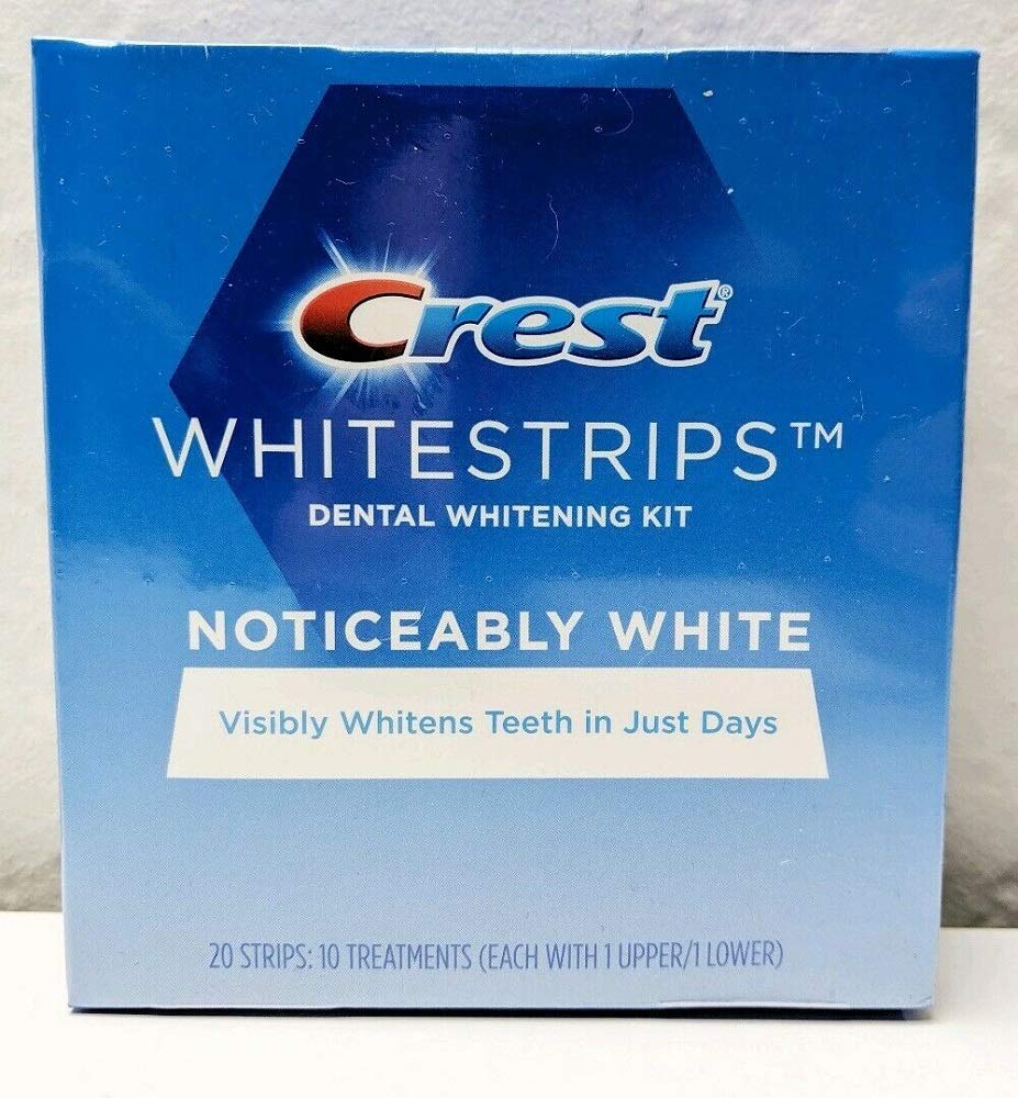 Crest - Whitestrips - Noticebly White - 20 Strips - 1 Pack