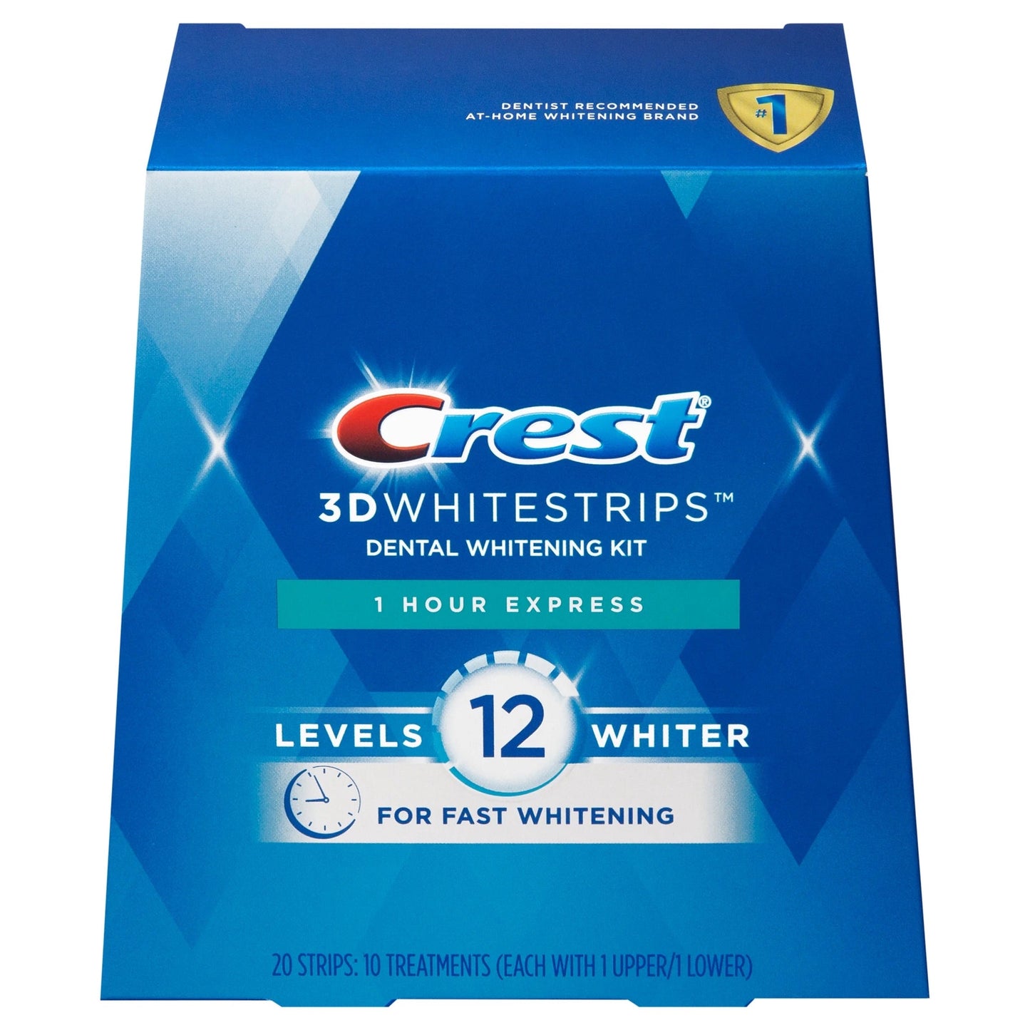 Crest - Whitestrips - 1 Hour Express - 20 Strips - 1 Pack