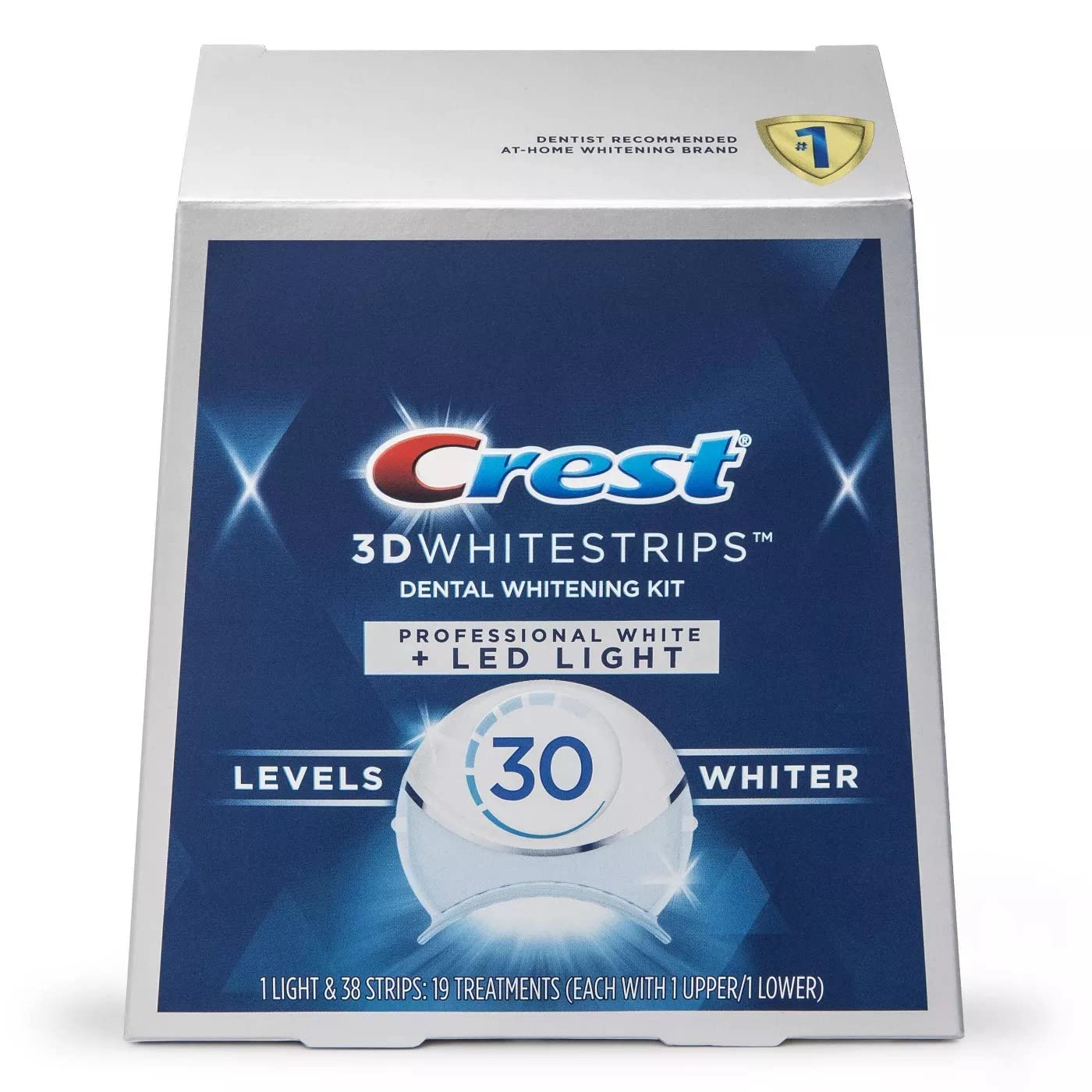 Crest - Whitestrips - Professional White + Led - 38 Strips - 1 Pack