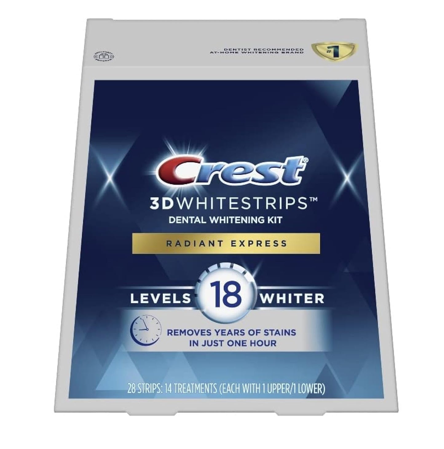 Crest - Whitestrips - Radiant Express - 28 Strips - 1 Pack