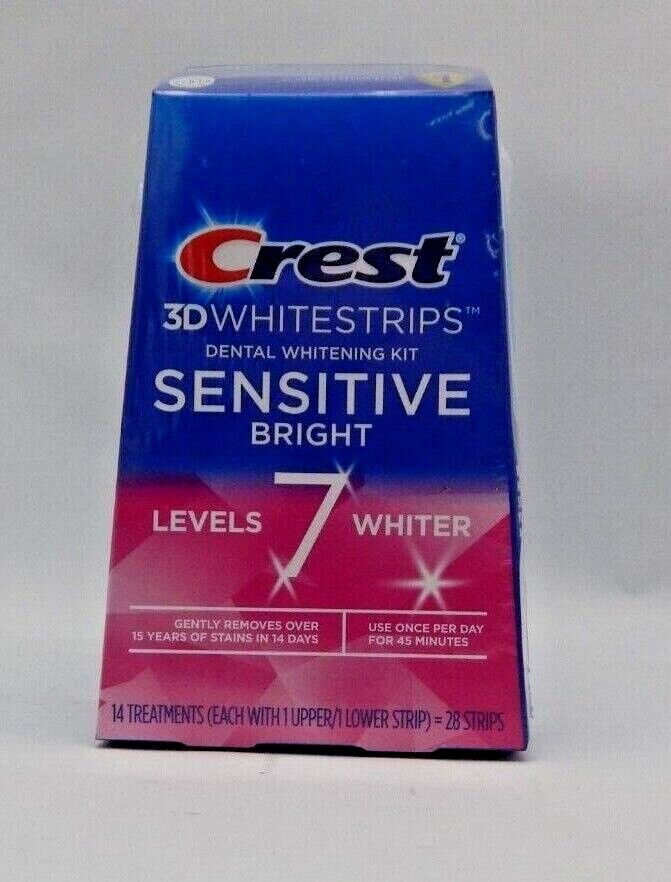 Crest - Whitestrips - Sensitive Bright - 28 Strips - 1 Pack