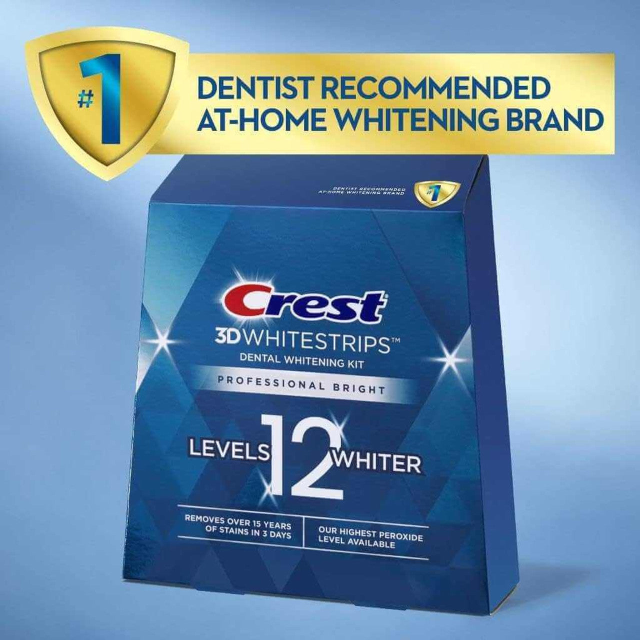 Crest - Whitestrips - Professional Bright - 36 Strips - 1 Pack