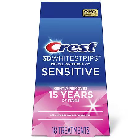 Crest - Whitestrips - Sensitive - 18 Strips - 4 Pack