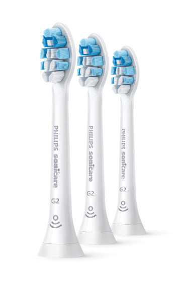 Philips Sonicare - Brush Heads - Genuine G2 Optimal Gum Care - 3 Heads - 1 Pack