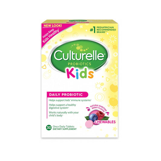 Culturelle - Probiotic - Purely Probiotics - 30 Chewable Tablets - 1 Pack