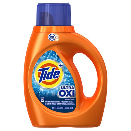 Tide - Liquid Detergent - Ultra Oxi - 37 Floz - 6 Pack