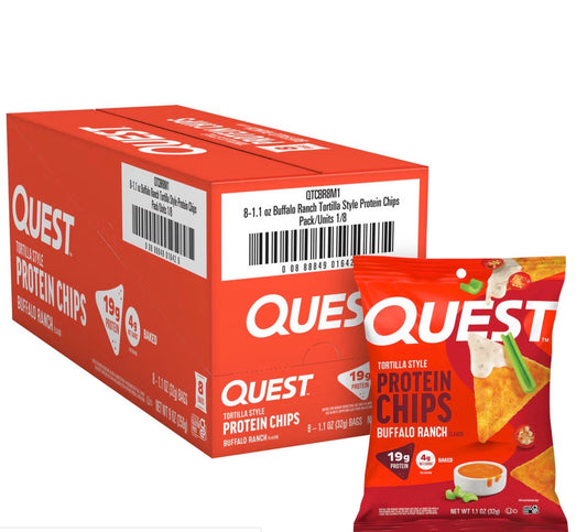 Quest-protein chips buffalo ranch 8pack