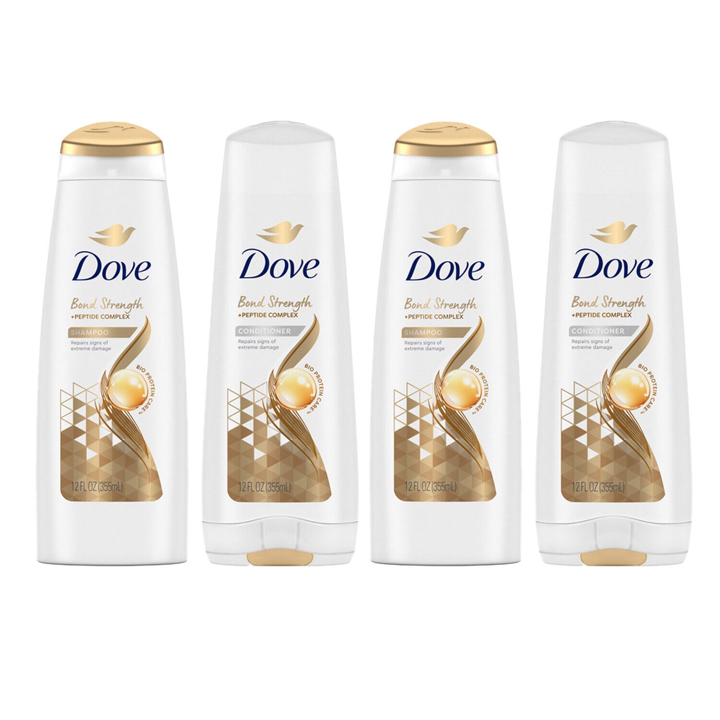 Dove Conditioner - Bond Strength - 12 Floz - 6 Pack