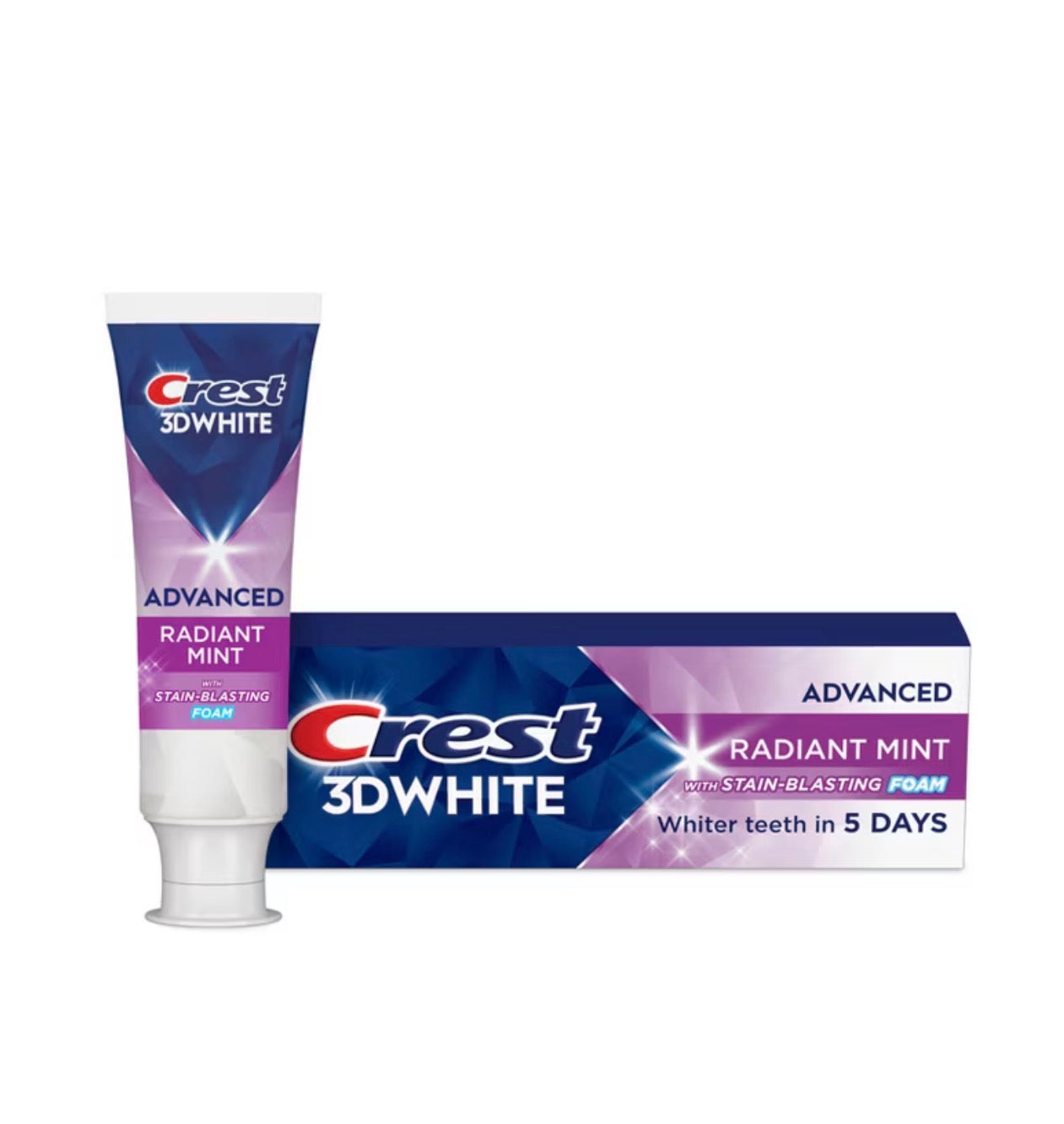 Crest toothpaste -3D white sparkle mint 2.6oz 1pack
