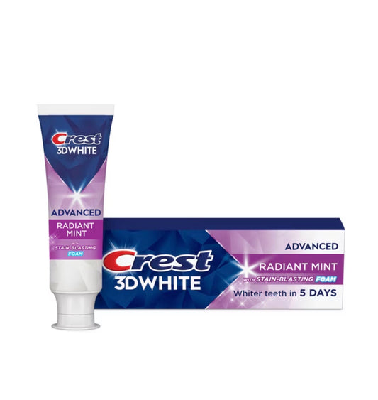 Crest toothpaste -3D white sparkle mint 2.6oz 1pack