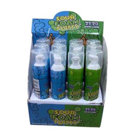 ZEZO Sour Foam Candy 70g – 12 Pack