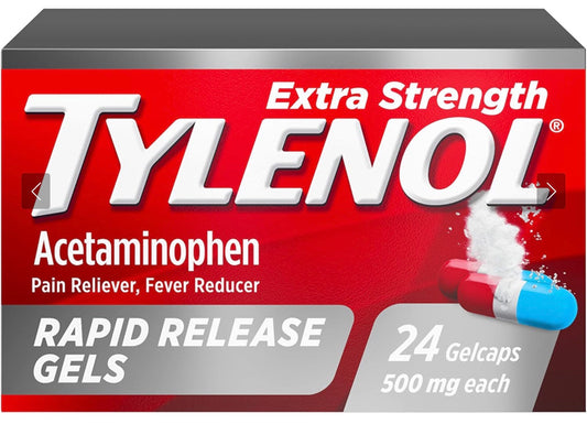 Tylenol - RAPID RELEASE  Tablets 100 Tablets - 1 Pack
