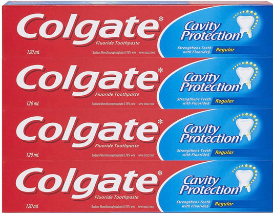 Colgate Toothpaste - Value 4 Pack Cavity Protection Regular Flaver 226oz