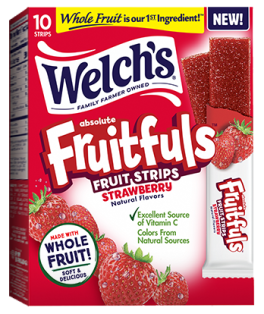 51023 – WELCH’S FRUITFULS STRAWBERRY 12PK x 10CT