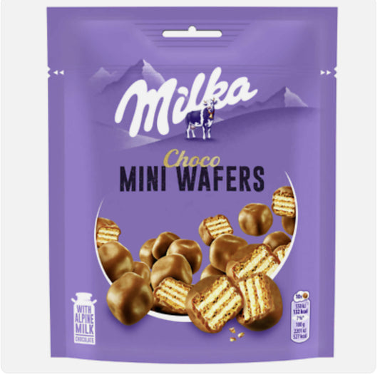 Milka Choco Mini Wafers 110g 8pk