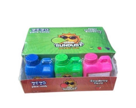 ZEZO Sour Sundust Power Gum 4g – 12 Pack