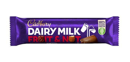 CADBURY Dairy Milk Fruit & Nut Bar  48 pack