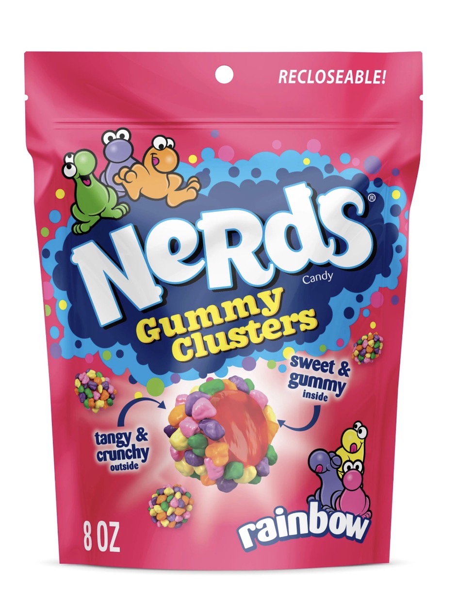 Nerds gummy clusters rainbow 8oz 6pk