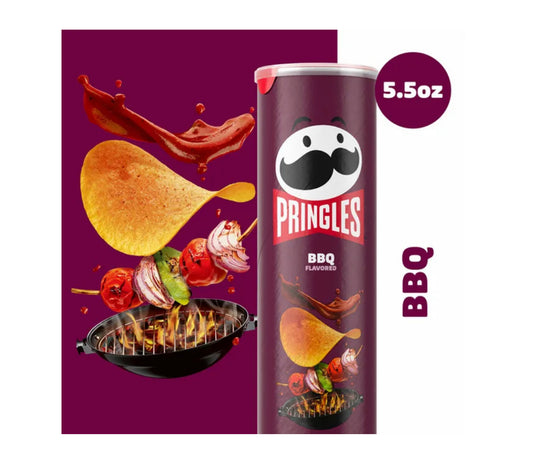 PRINGLES BBQ 5.5oz 14 pack