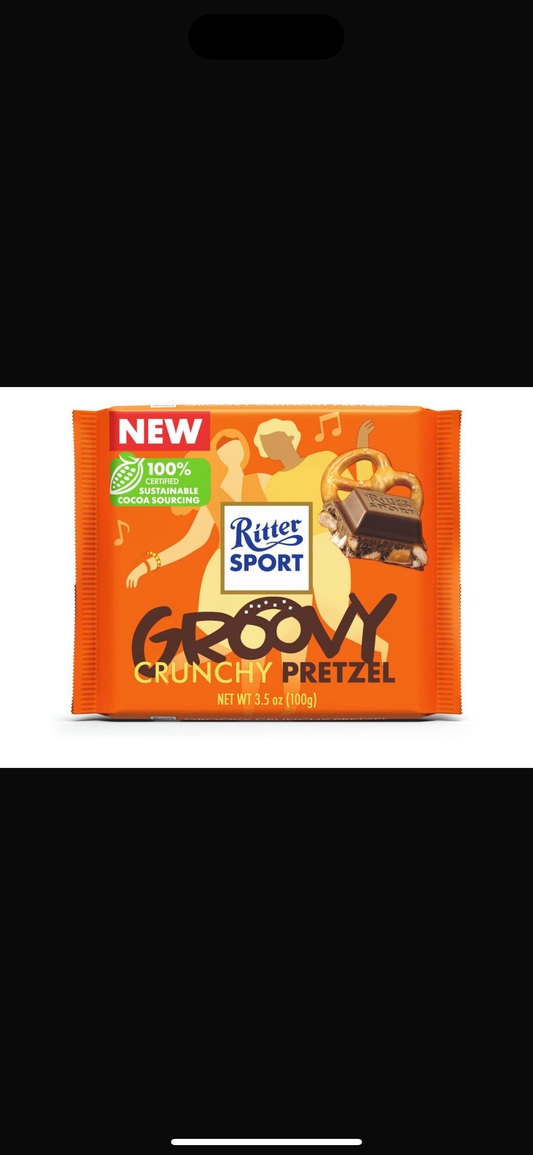 RITTER SPORT Milk Chocolate with Pretzel 11 pack