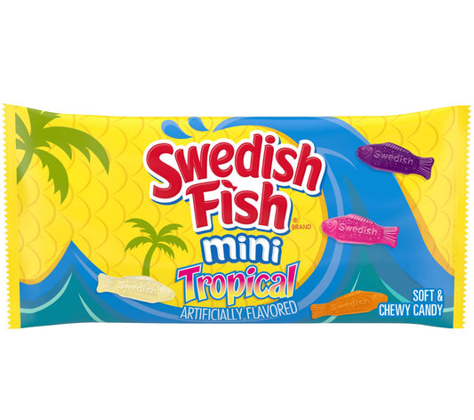 SWEDISH FISH Mini Tropical bags 2oz 24 pack